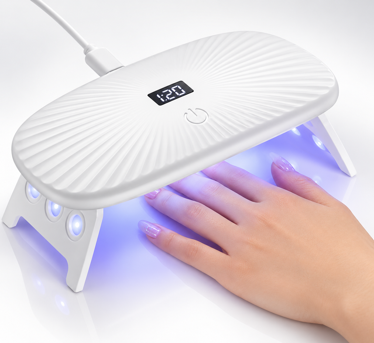 Lámpara LED UV para Secado de Esmalte de Uñas (30% de descuento para segundas unidades)